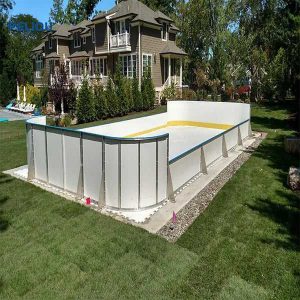 Complete Set Synthetic Ice Rink Fence Hockey Ice Rink Dasher Board Barriers Railing Manufacturer