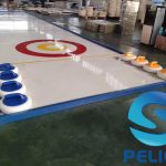 Curling Practice Floor Synthetic Ice Rink Panel Hockey Games Use