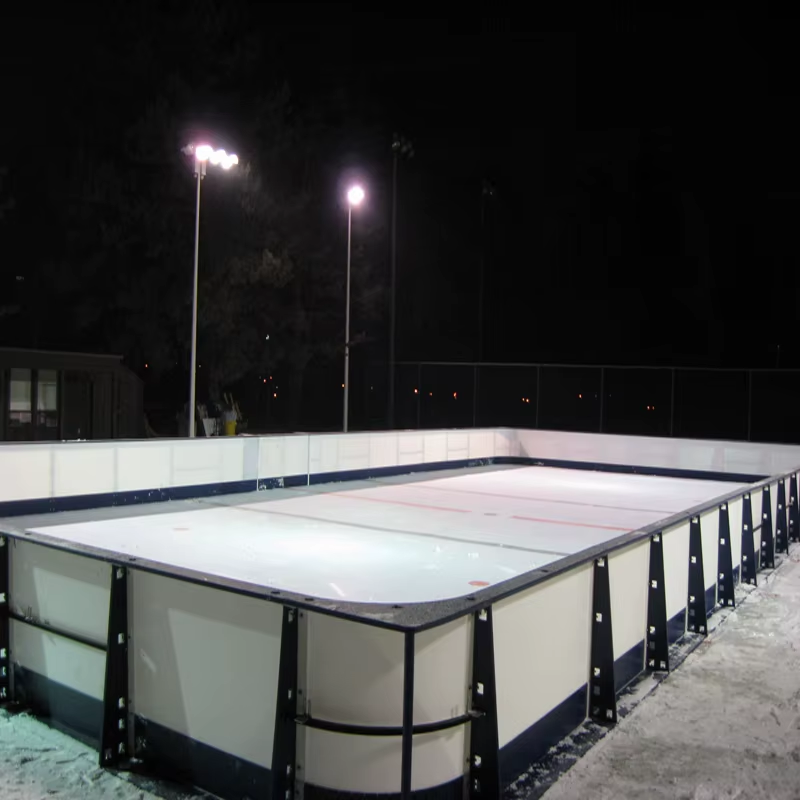 artificial ice skating rinks
