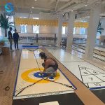 ice rink curlingUHMWPE Synthetic Ice Curling Rink Ice Rink Lanes