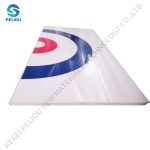 Street Curling 4x8 Customized Mobile Ice Skating Rink Tiles Uhmwpe Portable Skating Artificial Ice Rink