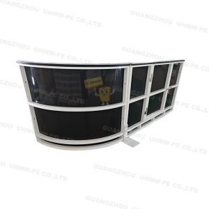Black Artificial Ice Rink Dasher Boards