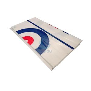 Ice Rink System UHMWPE Synthetic Curling Game Board 20mm Thick Anti-Aging & UV Resistant Customizable Size