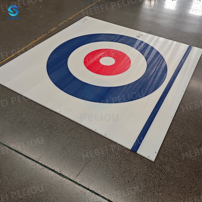 Synthetic Artificial Ice Curling Sheet Durable Easy to InstallSynthetic Artificial Ice Curling Sheet Durable Easy to Install