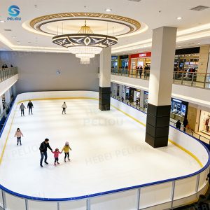 Premium Virgin PE Material Synthetic Ice Rink, Low Friction Artificial Ice Skating